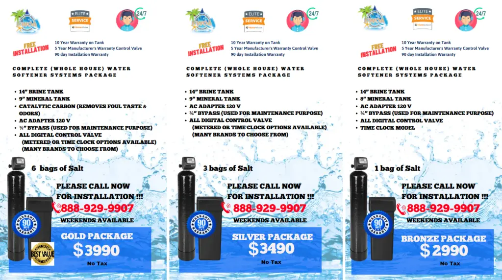 Tampa Bay water softeners